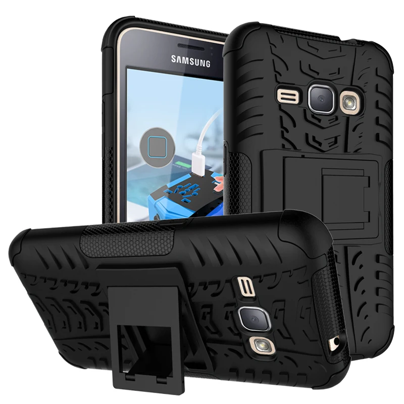 For Samsung Galaxy J1 2016 Case J120 J120F Heavy Heavy Duty Armor Shockproof Hybrid Rugged