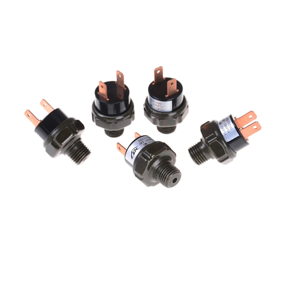 New Pressure Switches Valves Metal Switch Air Compressor Pressure Control Switch Valve Heavy Duty 90 PSI -120 PSI Hot