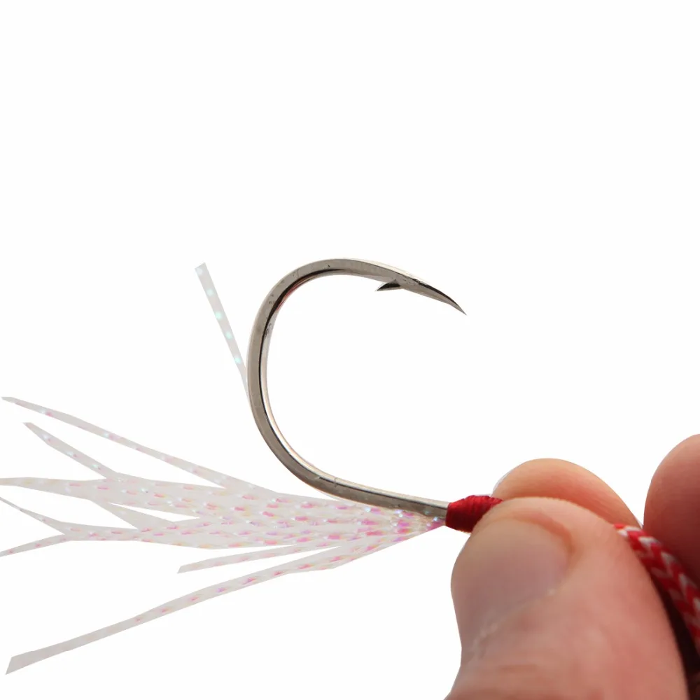 amarrada peso gancho mar jigging companheiro gancho gancho doméstico pesca tack