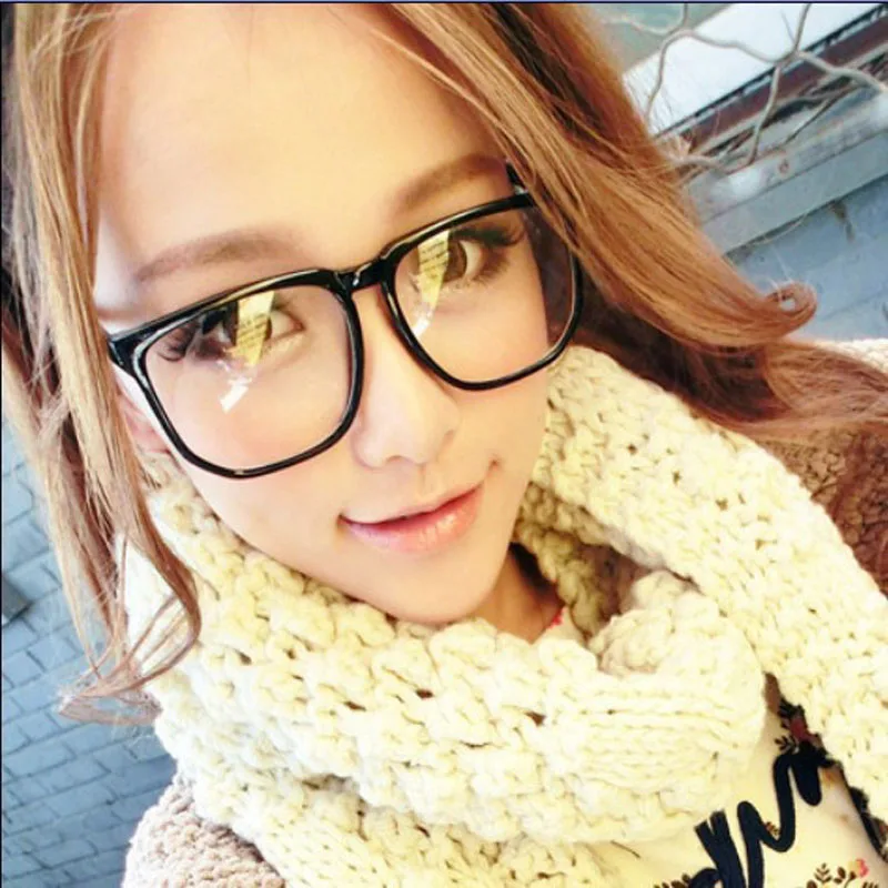 

Big Square Spectacles Fashion Ultra Light Flexible Acetate Women Glasses Frames Vintage Optical Brand Myopia Clear Eyeglasses