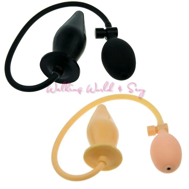 2 Colors Inflatable Dildo Anal Plug Massager Inflatable Butt Plug Expandable Anal Dilator Anal Sex Toy For Femal Sex Products (1)