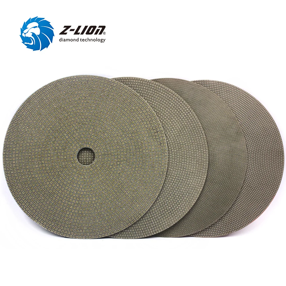 ZLION74pcsDiamondSandingDiskElectroplatedGrindingPadFlexible