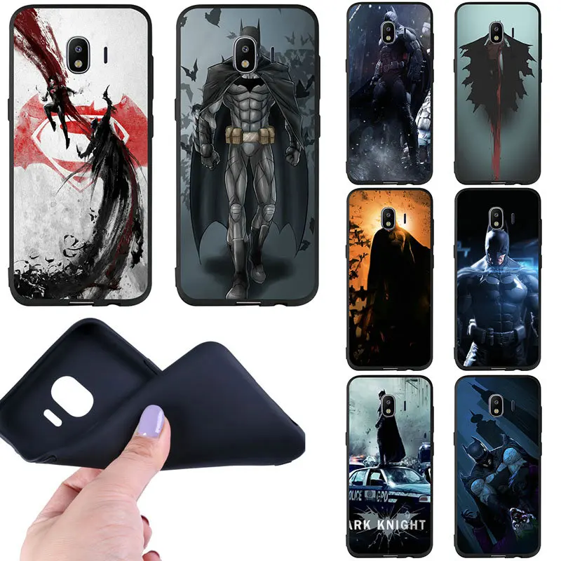 

Batman Superhero For Samsung Galaxy C5 C7 Pro S3 S4 S5 S6 S7 S8 S9 S10 Edge Plus Lite Note 4 8 9 Soft TPU Matte Cell Phone Case