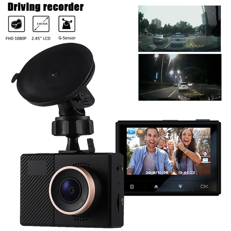 Car DVR Dash Camera G70+ 1080P Full HD Auto Register Car Video Recorder Wifi Camera Car DVR Novatek Chips 140 Degree Wide Angle