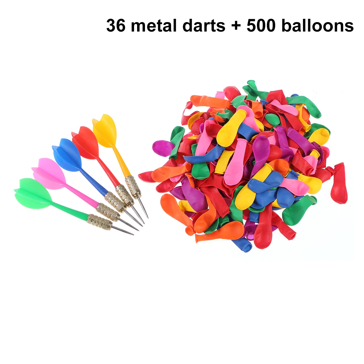 36 шт Дартс 500 шт воздушные шары набор вечерние карнавальные шары Поп игры
