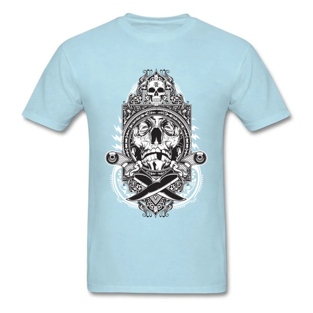 Knife Fight Man Fashion Funny Tops Shirts Round Collar Fall 100% Cotton Top T-shirts Birthday Short Sleeve Tee Shirts Knife Fight light