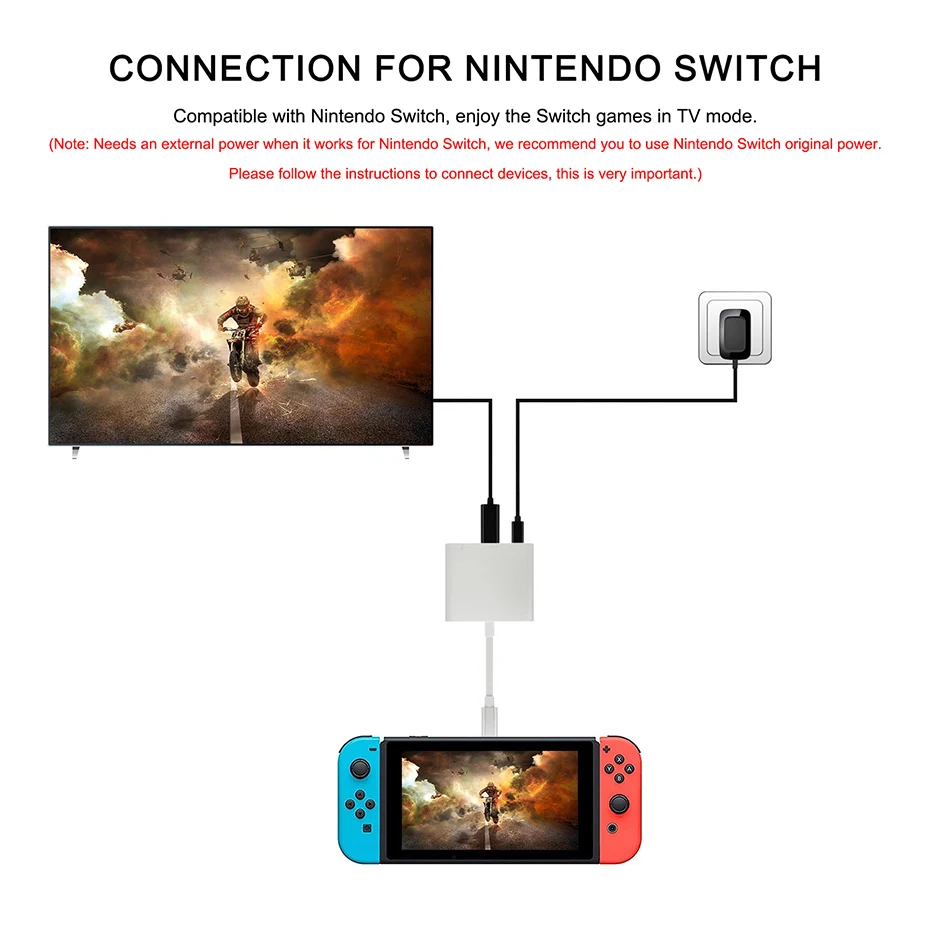 USB Type-C HDMI Cable Adapter 4K Ultra HD USB C HDMI for MacBook Samsung Galaxy S8 Huawei Mate 10 Pro Nintendo Switch USB-C HDMI (10)