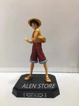

ALEN 23cm New Anime One Piece POP Action Figure Change of Generation Monkey D Luffy Clothes Can Be Off Ver Model Collectible