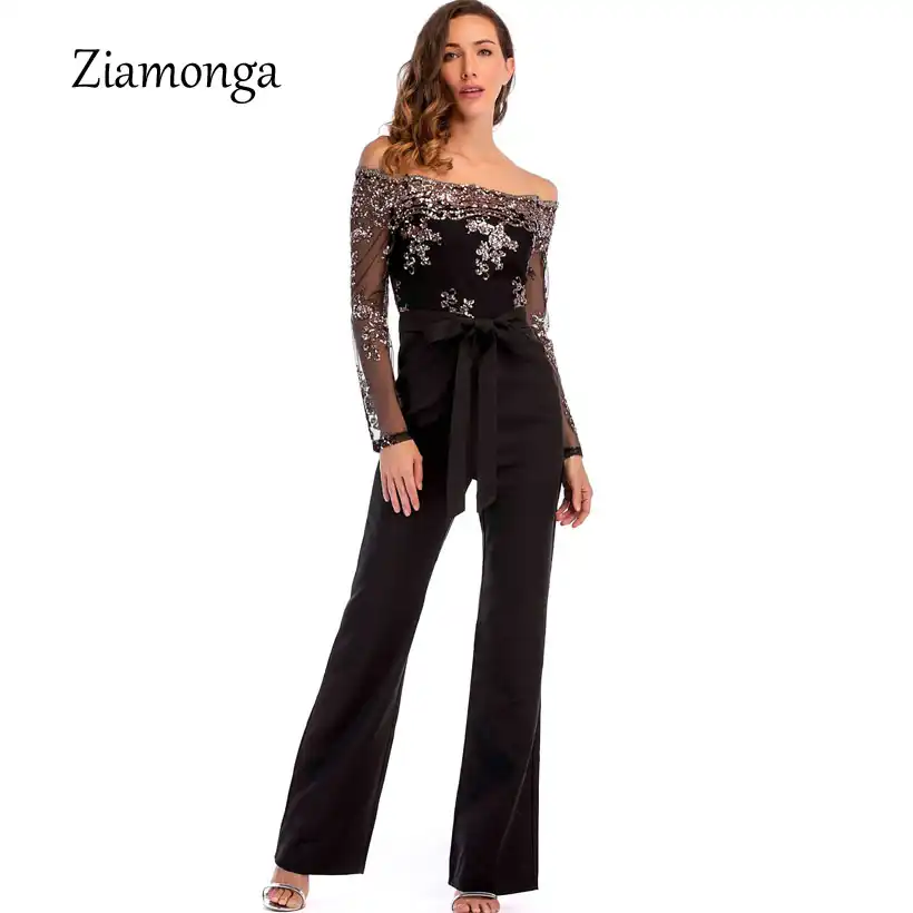 black women's jumpsuit pants