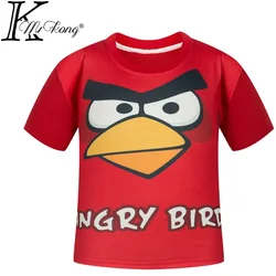 

fashion lovely kid t shirt angry cute birds clothing Cartoon Character Angry lovely Birds Kids Clothes brand girls clothes DC774