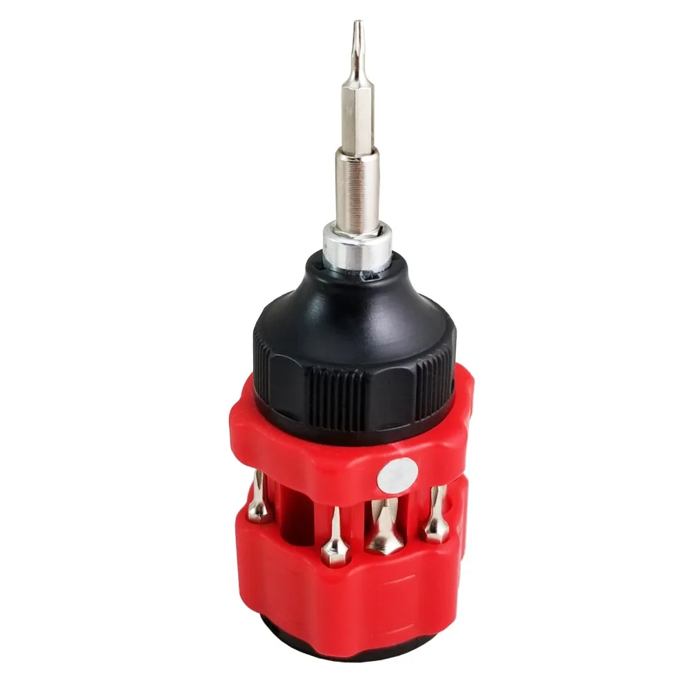 

13 in 1 Magnetic Chrome Vanadium Steel Screwdriver Bits Set Repairing Tool Kit With Storage Case Multi Purpose Multibit