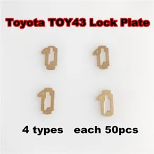 Carro TOY43-Bloqueio Placa de Bloqueio Para Toyota Camry Corolla NO.1.2.3.4 Bloqueio Reed Reed (modelo 4) 200 Total PCS