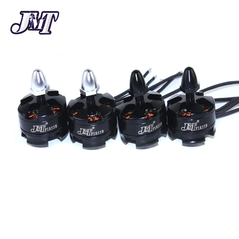 Бесщеточный двигатель JMT 4 шт./компл. CW + CCW 2204 2300KV для DIY Мини мультироторный
