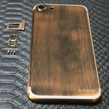 New Arrival for iPhone 7 4 7 Chrome Bronze Metal Back Cover Housing Middle Frame Bezel