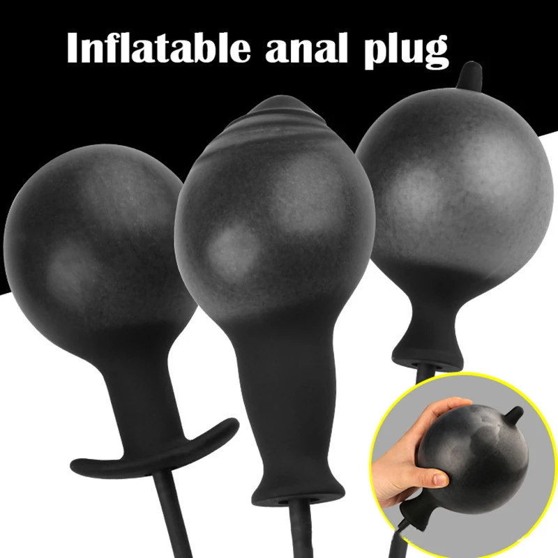 Inflatable Butt Plugs Expandable Anal Dilator Massager -1832