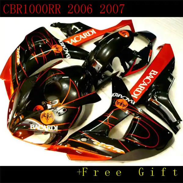 New Fairings set For CBR1000RR 06 07 CBR1000 2006 2007 ABS Plastic Motorcycle Fairing Kit Cowlings Bodywork red black white | Автомобили и