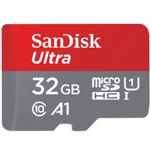Карта памяти SanDisk 256 ГБ 200 ГБ 128 Гб 64 Гб 32 Гб 16 Гб microSDHC microSDXC A1 U3 micro SD карта Макс 98 МБ/с./с TF карта для смартфона