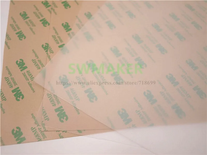 SWMAKER 2 пачки 8 ''/220 мм/10''/12 ''/16''/500 мм матовая тусклая полированная поверхность 3D печать сборка поверхности Полиэфиримид пей лист 0,2 мм