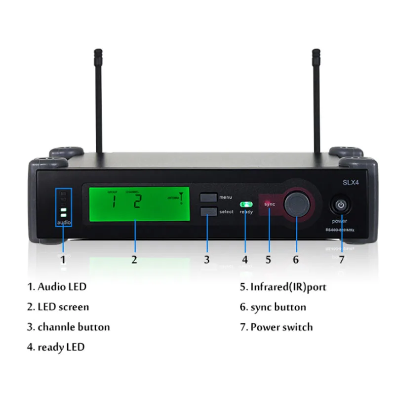 SLX24 UHF беспроводной караоке микрофон SLX караоке система с SLX14 поясной портативный передатчик гарнитура микрофон-петличка с зажимом для галстука Mic