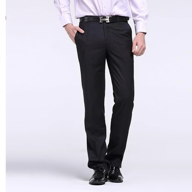 Homme De Vestir hombre Slim Dress Luxe Dandy Pantalon Skinny Costume Mariage Office Man Formal men Pants _ Mobile