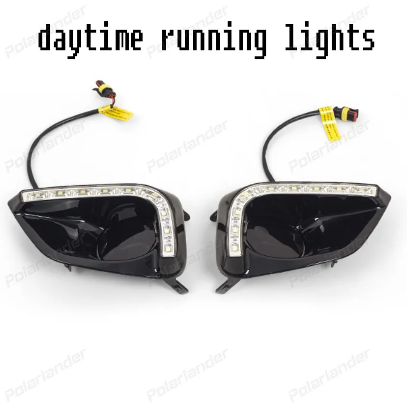2 pcs Waterproof ABS Turn Signal 12v LED CAR DRL daytime running lights