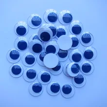 CCINEE Plastic Eyes Black And White Round Wiggle Eye Self adhesive Movable Toy Doll Eye For