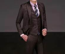 custom made Advanced Custom many colors 3 Pieces! men’s suits wedding suits groom suits (Jacket+Pants+Vest)