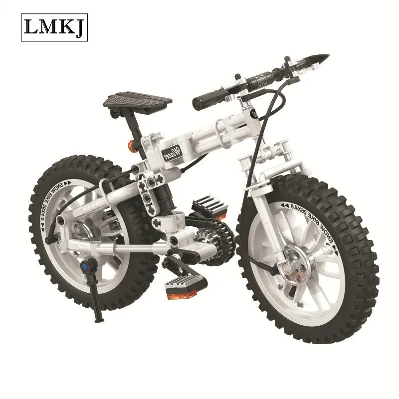 

242pcs Technology Technic Folding Motor Bicycles Building Block Set Brick Kids Toys Compatible with Legoingly for Children Gift