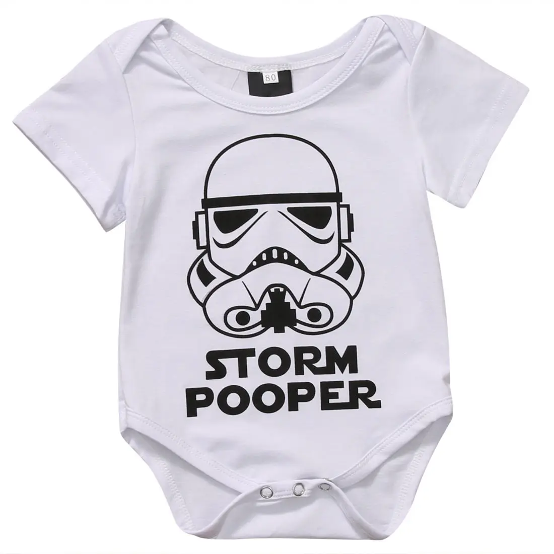 Happy Camper Cute Short Sleeve Clothes for Boy Girl Dress Cotton T-Shirt Unique Bodysuit Romper,One-Piece Jumpsuit