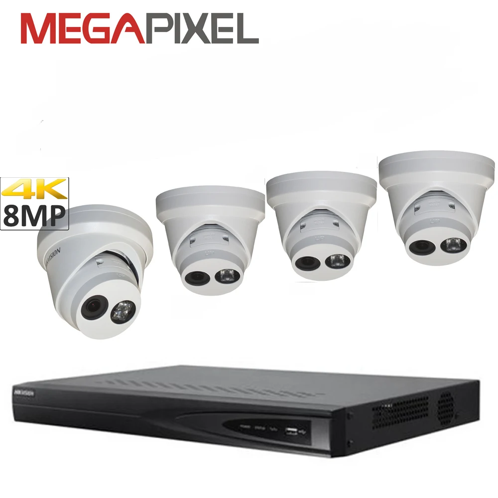 cctv ip camera kit hikvision 8mp 4k Network video Surveillance Security