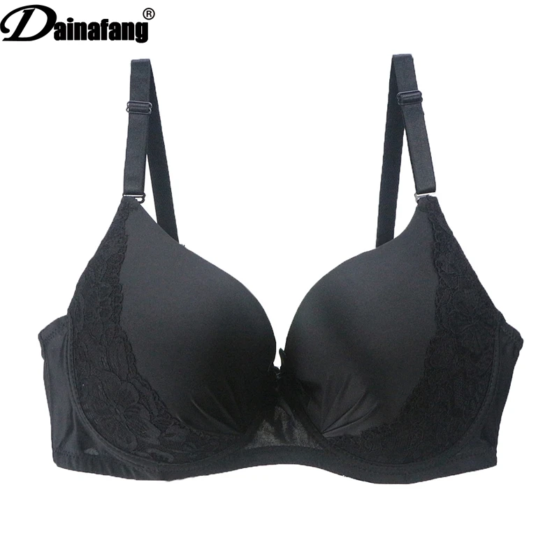 Womens Bra Full Cup Thin Underwear Plus Size Wireless Adjustable Bras,D,38 85 Dark Beige