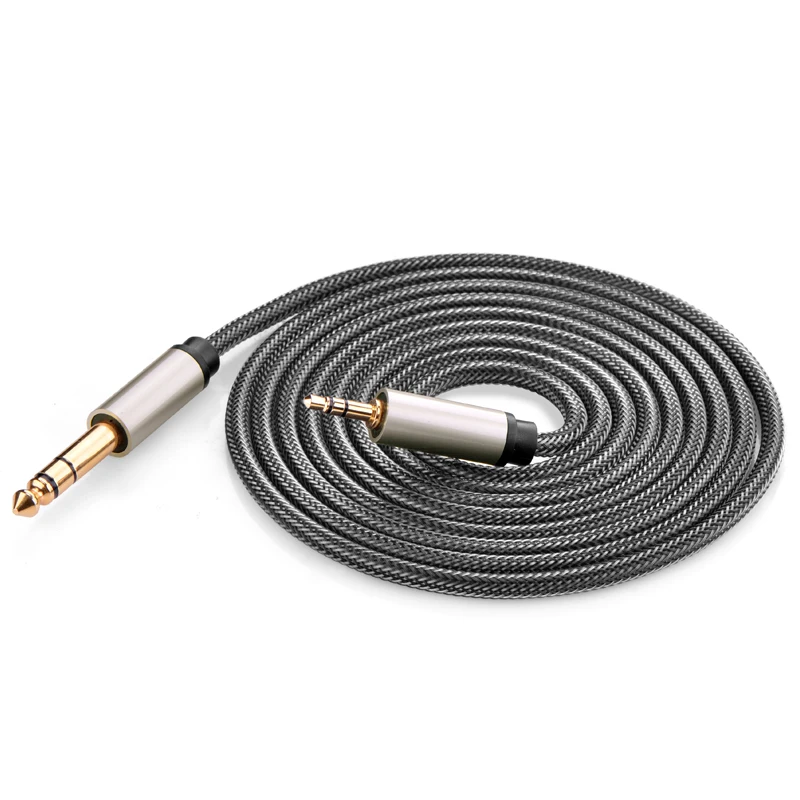 UGREEN 3.5mm to 6.35mm Audio line Aux Cable for Mixer Amplifier CD
