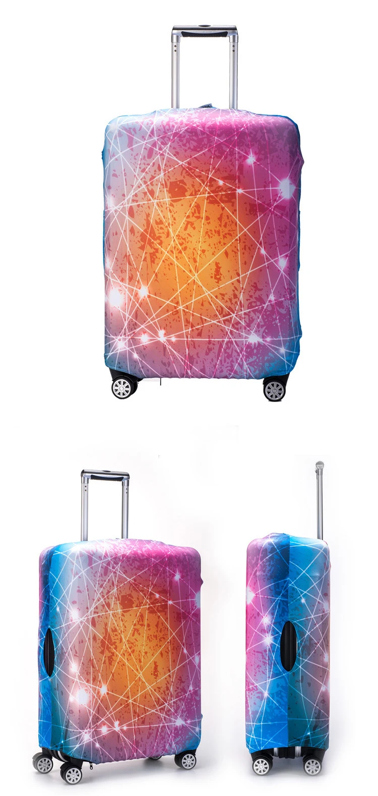 OKOKC леопардовая эластичная Защитная крышка для багажа, чехол для путешествий, чехол для пыли, сумки, чехол для путешествий, аксессуары для 18-32 дюймов, чехол