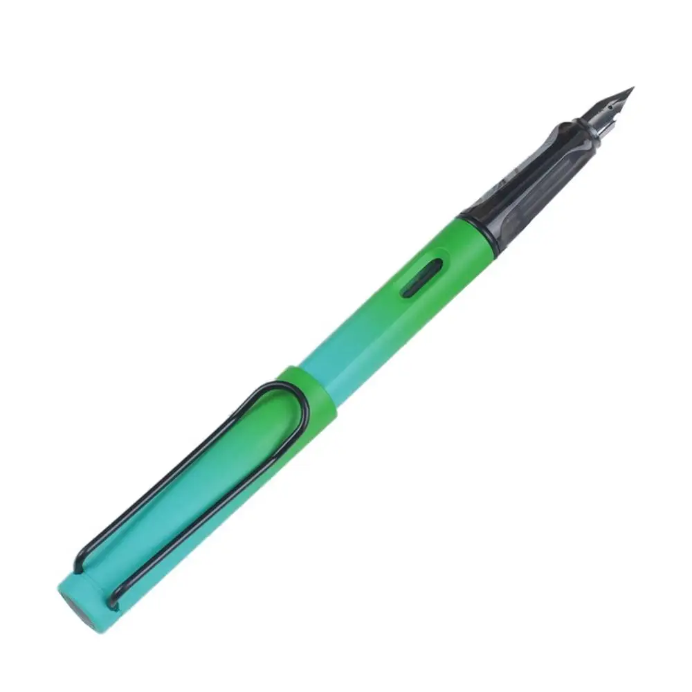GREEN 0.5 Aurora красочная пластиковая чернильная коробка ручка, подпись ручка офисная шариковая ручка текстурированная ручка удобно держать - Цвет: GREEN 0.5