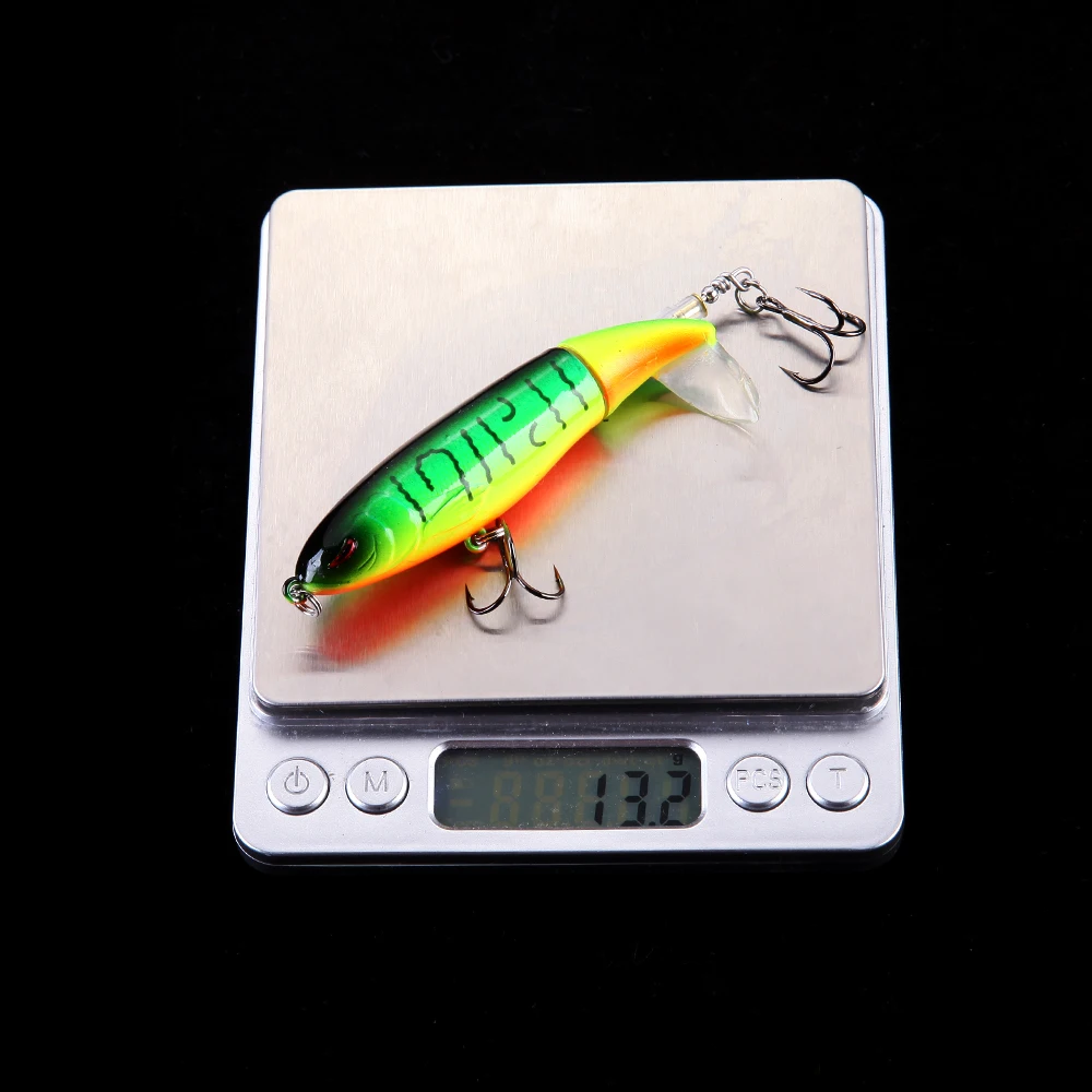 WALK FISH 1PCS Whopper Plopper 100mm 13.2g Artificial Topwater Fishing Lure Rotating Tail Wobblers Professional Pesca Isca - Image 6