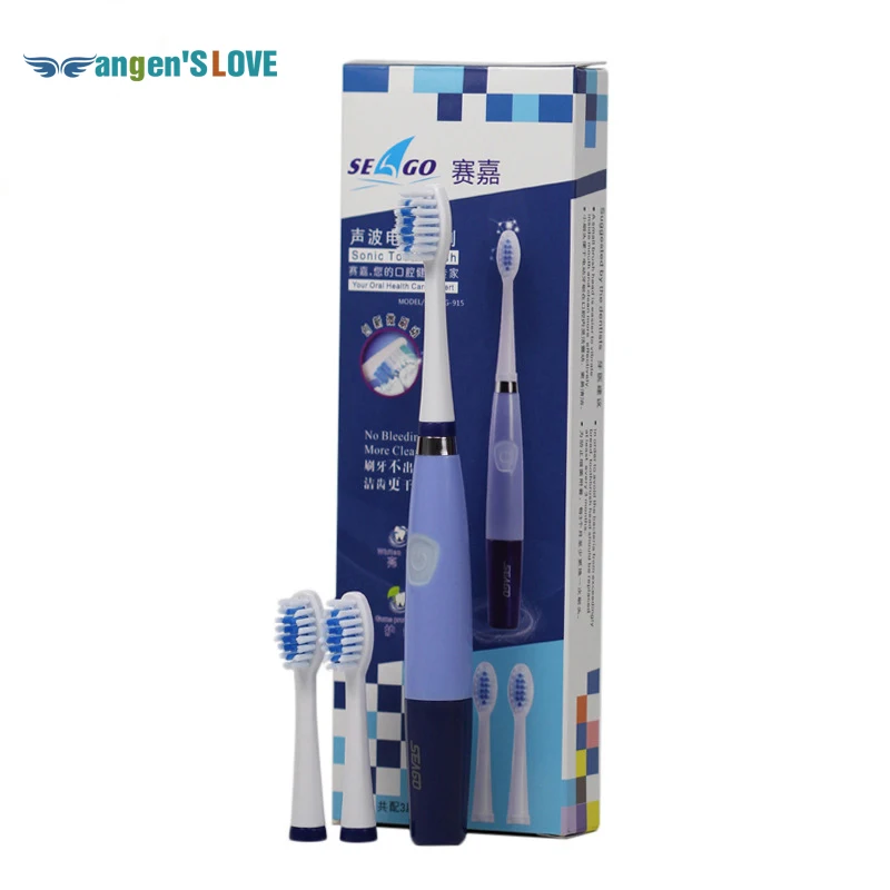 

SEAGO sg-915 Battery Operated Sonic Toothbrush Waterproof Battery models