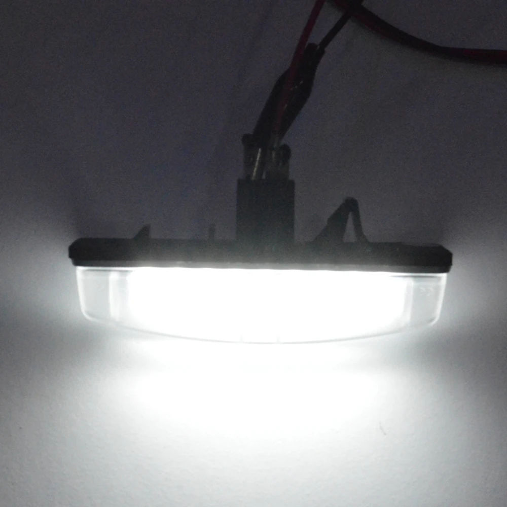 2 шт. 24 SMD; Автомобильные светодиоды номерного знака свет лампы для Toyota Camry Yaris EZ VIOS высокого качества