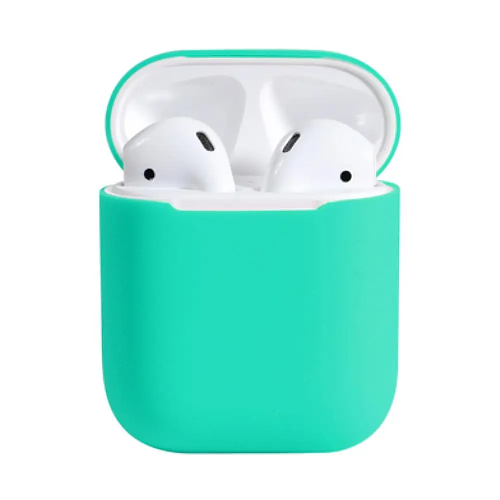 Для AirPods защитный чехол Bluetooth беспроводная гарнитура 0,8 мм ультра-тонкий силиконовый чехол для Airpods 1 2 серия зарядная коробка