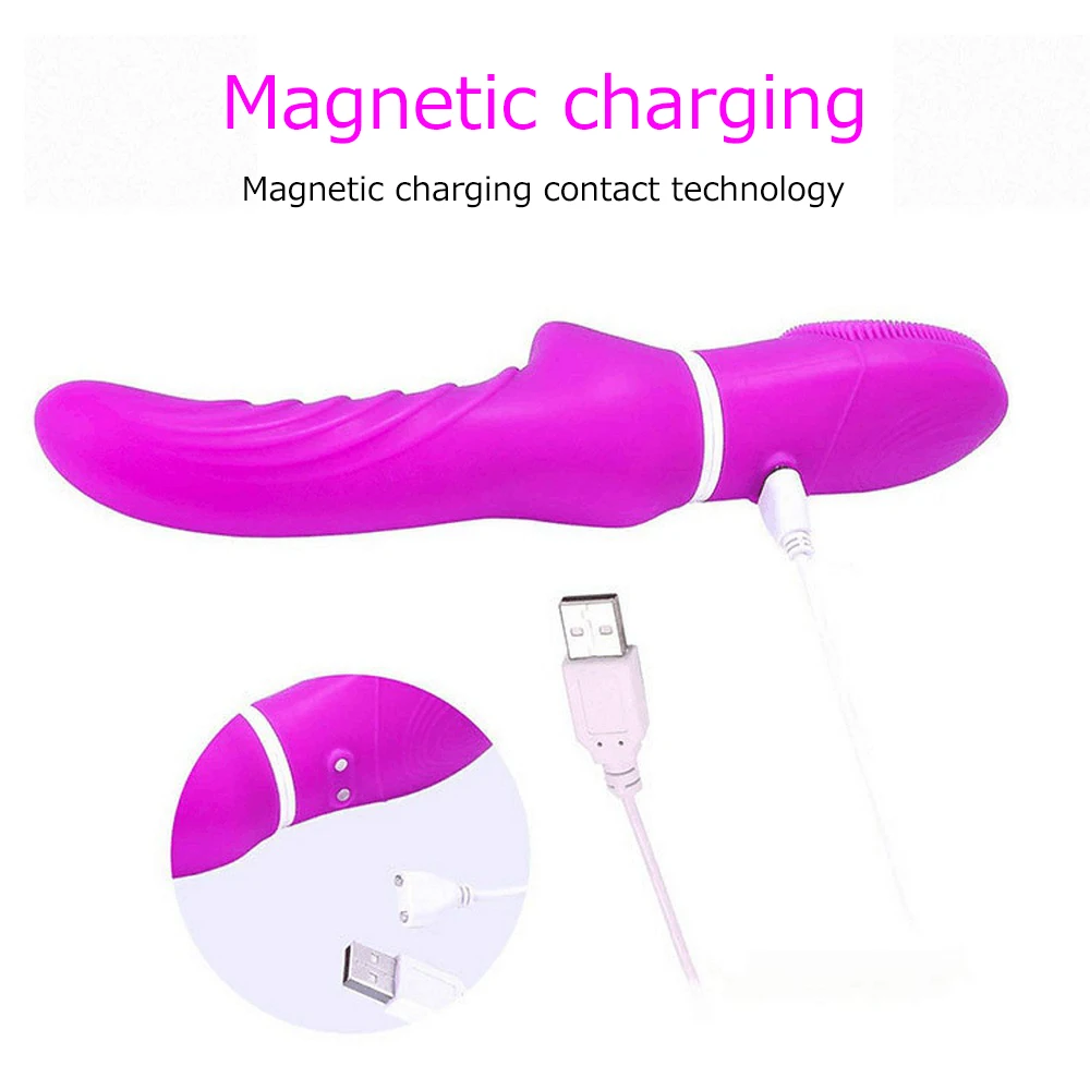 G точка клитор AV палочка массажер вибратор USB зарядка двойная вибрация с