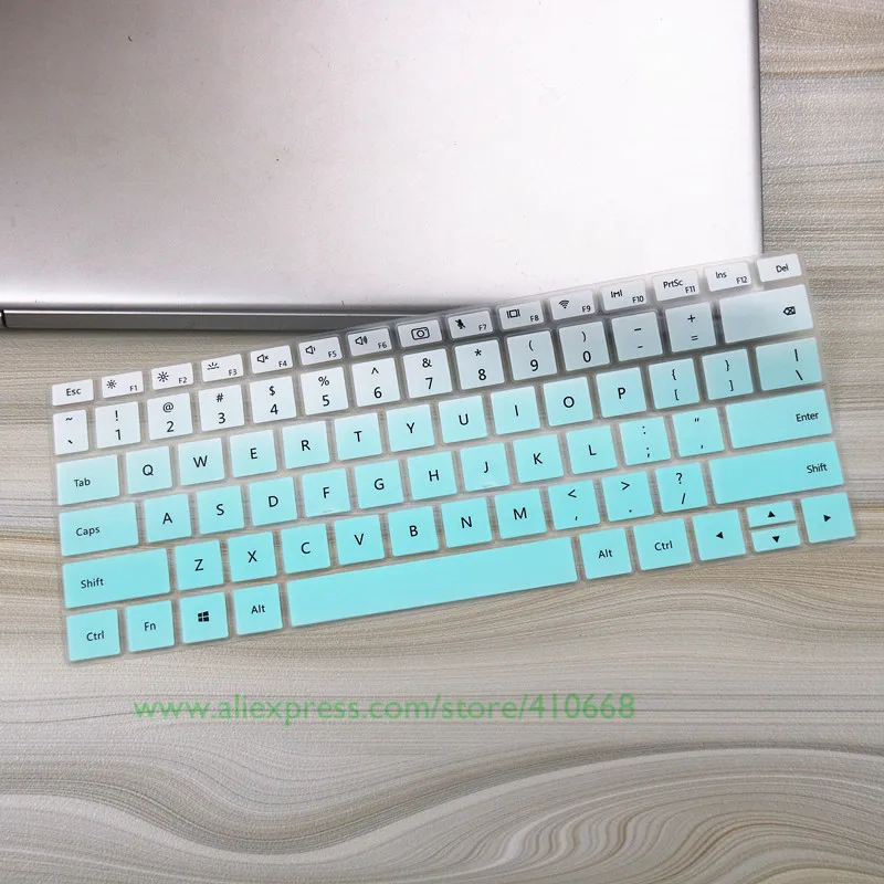 Для HUAWEI Коврики книжка X Pro 13,9 дюймов Силиконовая клавиатура для ноутбука Обложка протектор Skin mate Book X Pro 13,9"