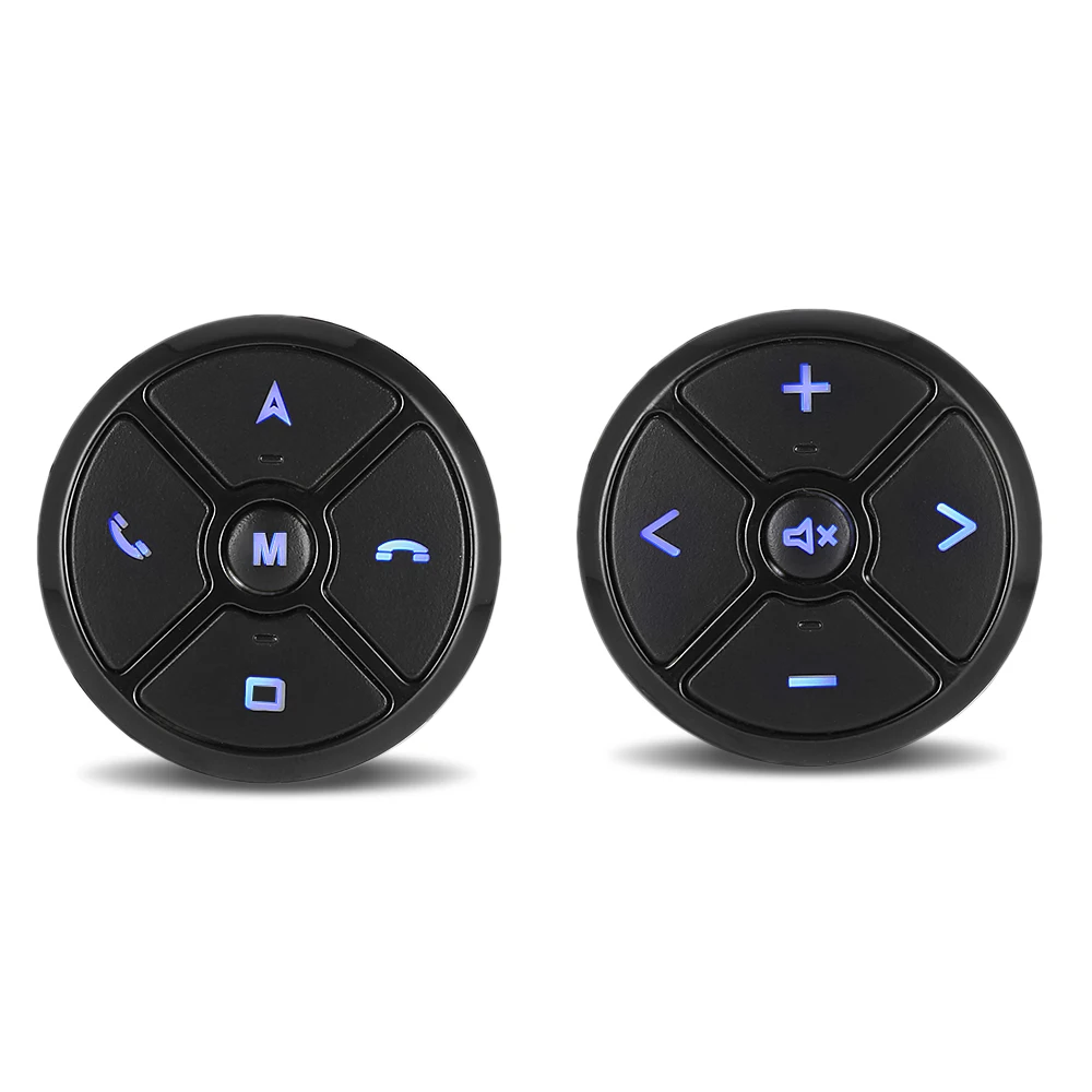 

T - 3 12V/1W Car Intelligent Steering Wheel Controller with Noctilucent Function GPS Music Volume Control for CD/DVD Navigation