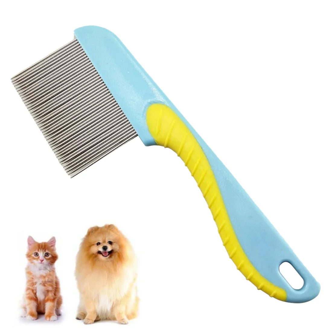 Dog Comb Professional Steel Grooming Comb Dog Cat Cleaning Brush High Quality1Pcs