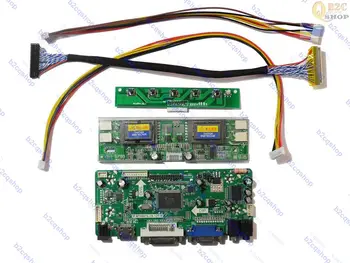 

(HDMI+DVI+VGA) LCD Driver Inverter Board Lvds Kit LCD controller board kit for 1680X1050 CLAA201WA04A