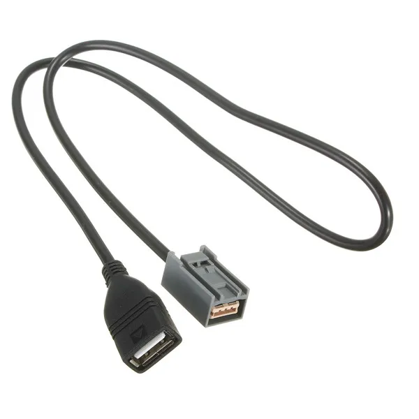 Aux USB кабель адаптер женский порт удлинитель для Honda Civic Jazz CR-V Accord стерео MP3 2008 2009 2010 2011 2012 2013