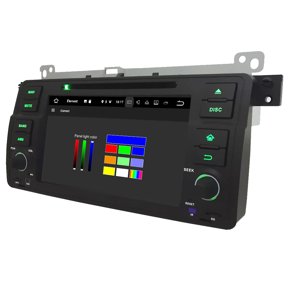 Perfect 7" Octa Core 4G Android 8.1 4GB RAM 64GB ROM Car DVD Player Radio Stereo GPS Glonass For BMW M3 3 Series E46 318i 320i 325i 328i 2
