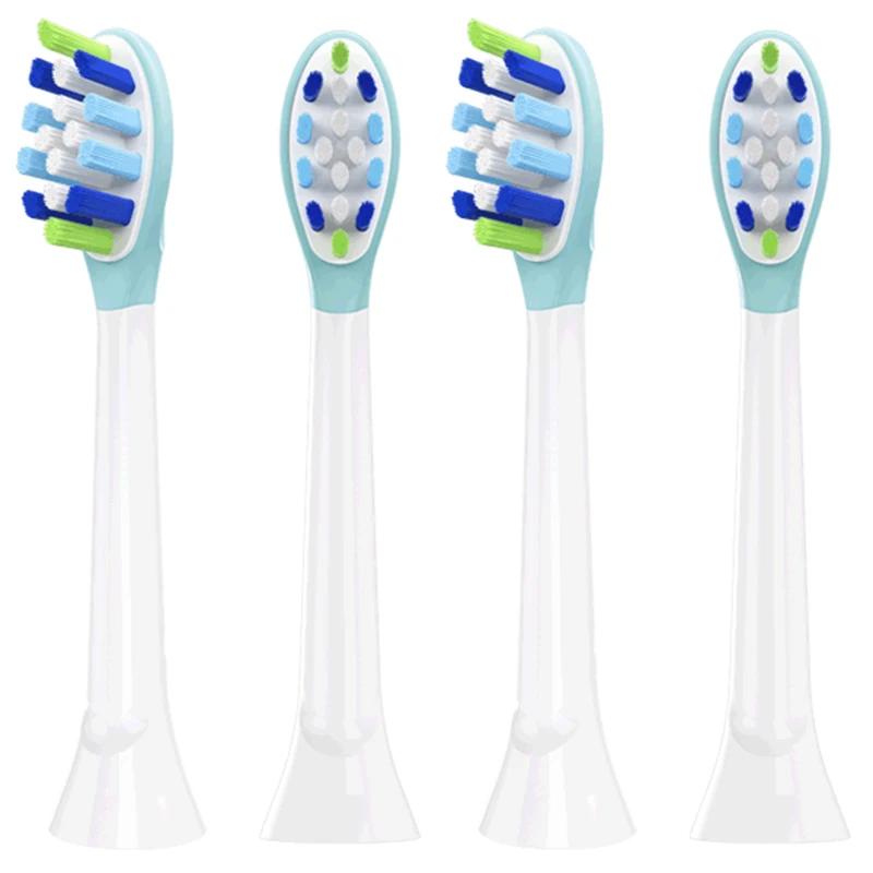 Горячая продажа 4 шт. Съемные насадки для зубной щетки для Philips Sonicare Электрическая зубная щетка подходит для адативной очистки алмазной