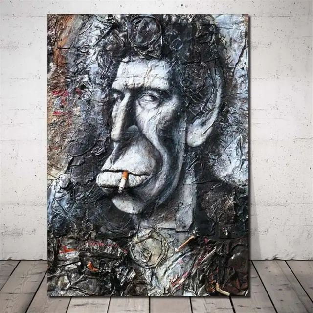 Tam Kare Yuvarlak Elmas Boyama Cirkin Sigara Adam 5d Diy Elmas