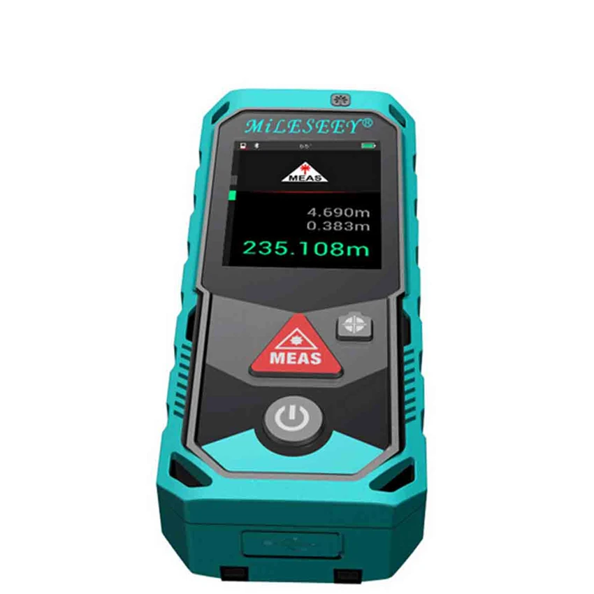  Mileseey P7 80M 100M 150M 200M Bluetooth Laser Rangefinder with Rotary Touch Screen Rechargerable L