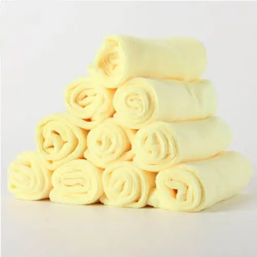 

10Pcs/lot Home Kitchen Microfiber Towel Cleaning Cloth Towel Car Auto Wash Dry Clean Polish Cloth 30cm x 30cm