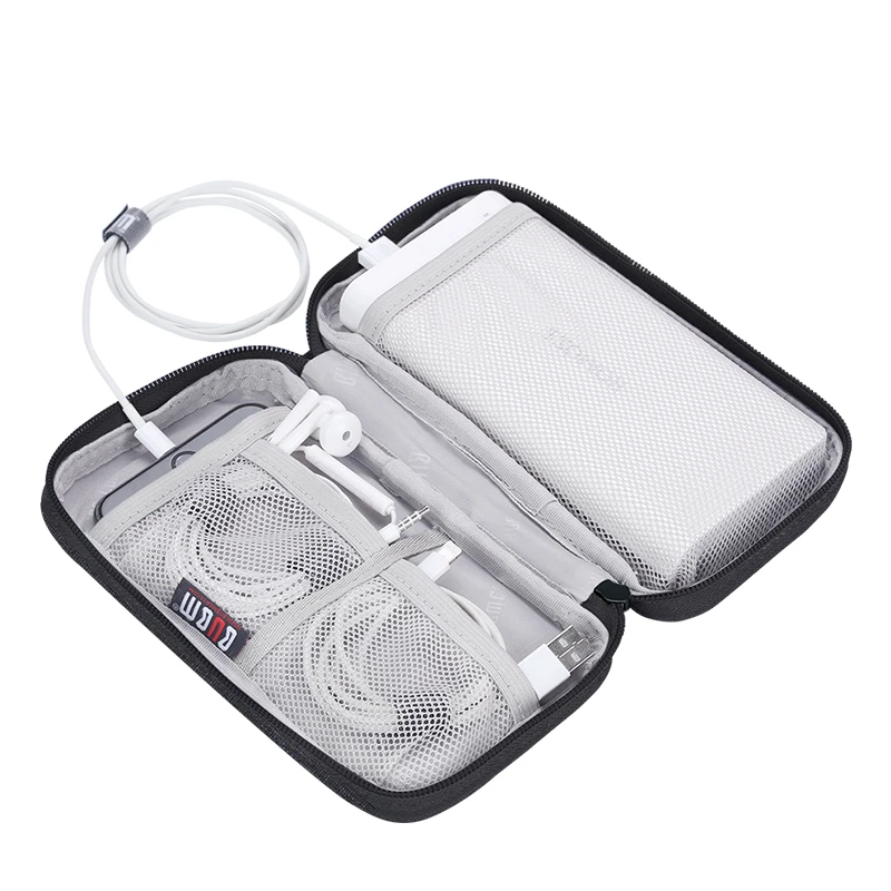 BalleenShiny Portable Mini Digital Line Storage Bag USB Cable Holder Earphone Wire Protect Pouch Power Bank Travel Organizer |